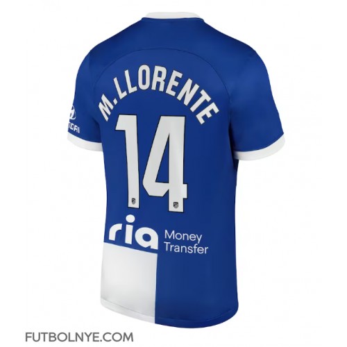 Camiseta Atletico Madrid Marcos Llorente #14 Visitante Equipación 2023-24 manga corta